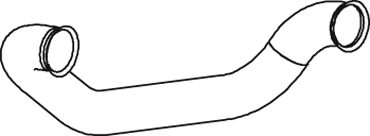 Dinex Uitlaatpijp 68503