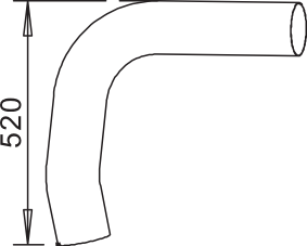 Dinex Uitlaatpijp 68513