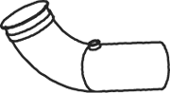 Dinex Uitlaatpijp 68606