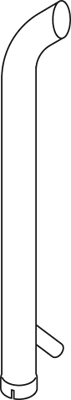 Dinex Uitlaatpijp 68687