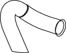 Dinex Uitlaatpijp 68698