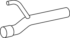 Dinex Uitlaatpijp 68705