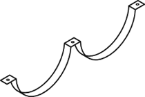 Dinex Uitlaatklem 68805