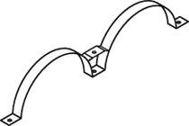 Dinex Uitlaatklem 68806