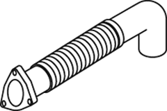 Dinex Uitlaatpijp 69102
