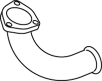 Dinex Uitlaatpijp 69116