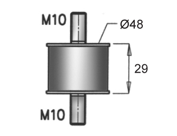 Dinex Ophangrubber 69817