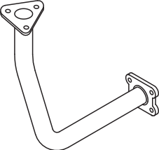 Dinex Uitlaatpijp 72105