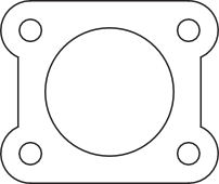 Dinex Uitlaatpakking 72902