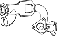 Dinex Uitlaatpijp 74122