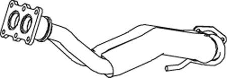 Dinex Uitlaatpijp 74133