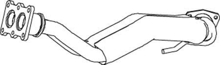 Dinex Uitlaatpijp 74143