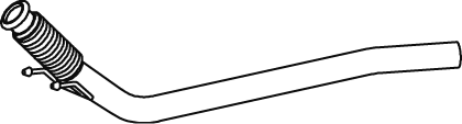 Dinex Uitlaatpijp 74156