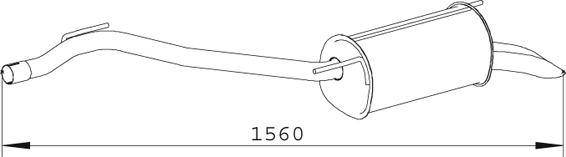 Dinex Achterdemper 74329