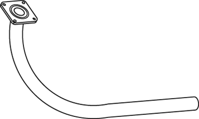Dinex Uitlaatpijp 80100