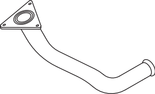 Dinex Uitlaatpijp 80117