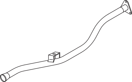 Dinex Uitlaatpijp 80118