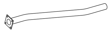 Dinex Uitlaatpijp 80145