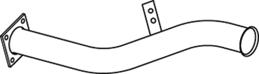 Dinex Uitlaatpijp 80224