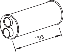 Dinex Middendemper 80409