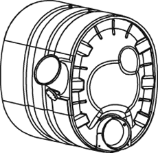 Dinex Middendemper 80474