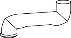 Dinex Uitlaatpijp 80554