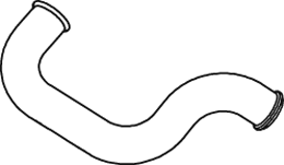 Dinex Uitlaatpijp 80557