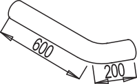 Dinex Uitlaatpijp 80639