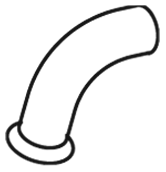 Dinex Uitlaatpijp 80648