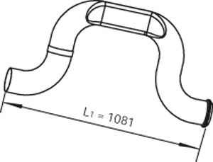 Dinex Uitlaatpijp 80779