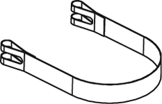 Dinex Uitlaatklem 80803