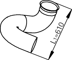 Dinex Uitlaatpijp 81138