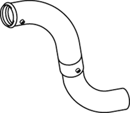 Dinex Uitlaatpijp 81222