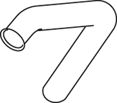 Dinex Uitlaatpijp 81616