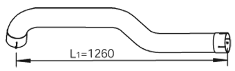 Dinex Uitlaatpijp 81635
