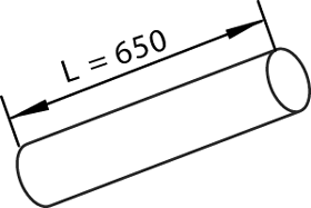 Dinex Uitlaatpijp 81660