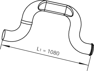 Dinex Uitlaatpijp 81686
