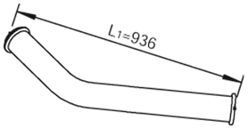 Dinex Uitlaatpijp 81705