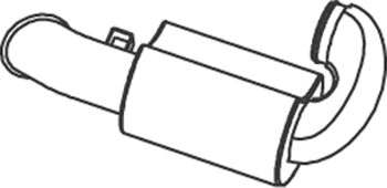 Dinex Achterdemper 81731