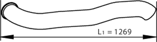 Dinex Uitlaatpijp 81733
