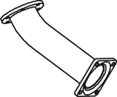 Dinex Uitlaatpijp 82125