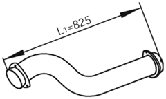 Dinex Uitlaatpijp 82165