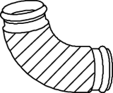 Dinex Uitlaatpijp 82212