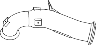 Dinex Uitlaatpijp 82232