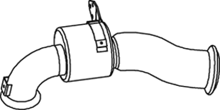 Dinex Uitlaatpijp 82234