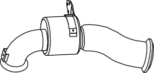 Dinex Uitlaatpijp 82258