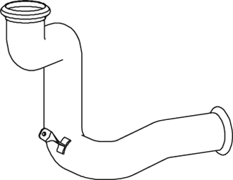 Dinex Uitlaatpijp 82502