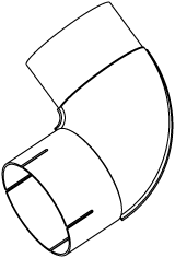 Dinex Uitlaatpijp, universeel 96110