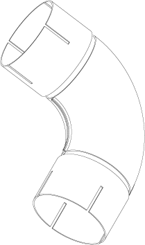 Dinex Uitlaatpijp, universeel 96390