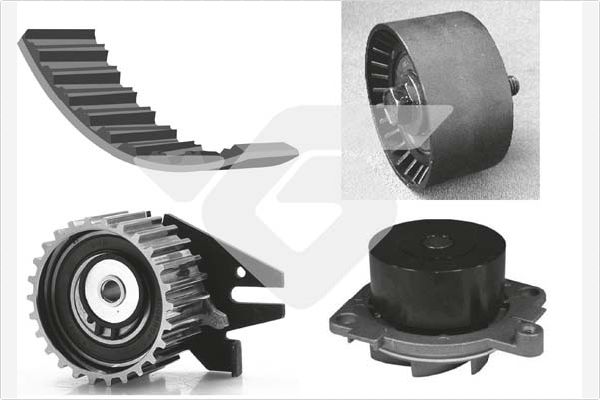 Hutchinson Distributieriem kit inclusief waterpomp KH 274WP76